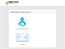 Tablet Screenshot of intranet.healthtotal.com.br